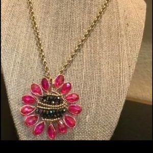 Flower set necklace and earring